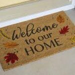 autumn welcome mat