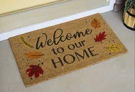 Spice Up Your Entryway with Autumn Welcome Mat