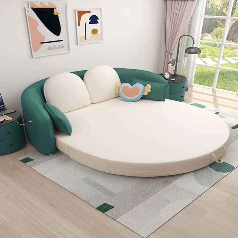 round couch bed