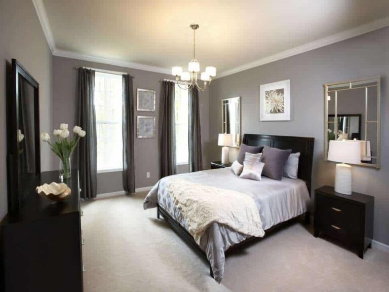 what wall colors go with black furniture